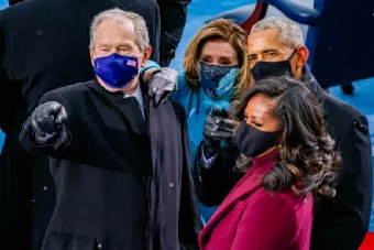 拜登上任,就职典礼,副总统哈里斯,奥巴马夫妇,拜登17条行政令,华盛顿安保